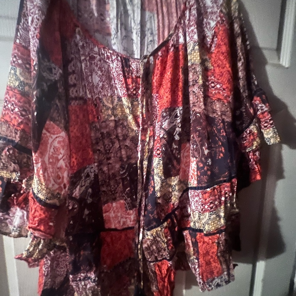 ODDY Multicolor Bohemian Blouse